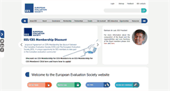 Desktop Screenshot of europeanevaluation.org